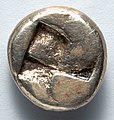 Greece, late 5th century BC - El Hecte- Incuse Square (reverse) - 1917.982.b - Cleveland Museum of Art.jpg