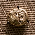 Lydia - 570-530 BC - elektron trite - head of lion - two quadrata incusa - London BM.jpg